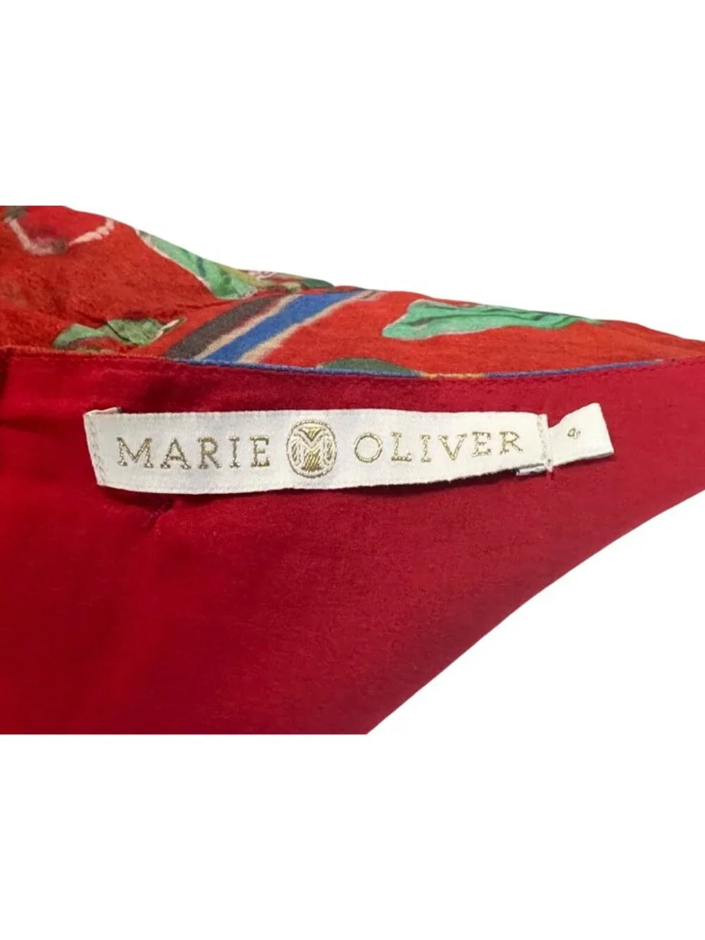 Marie Oliver Christie Floral Cotton Tiered Midi Skirt Womens Long